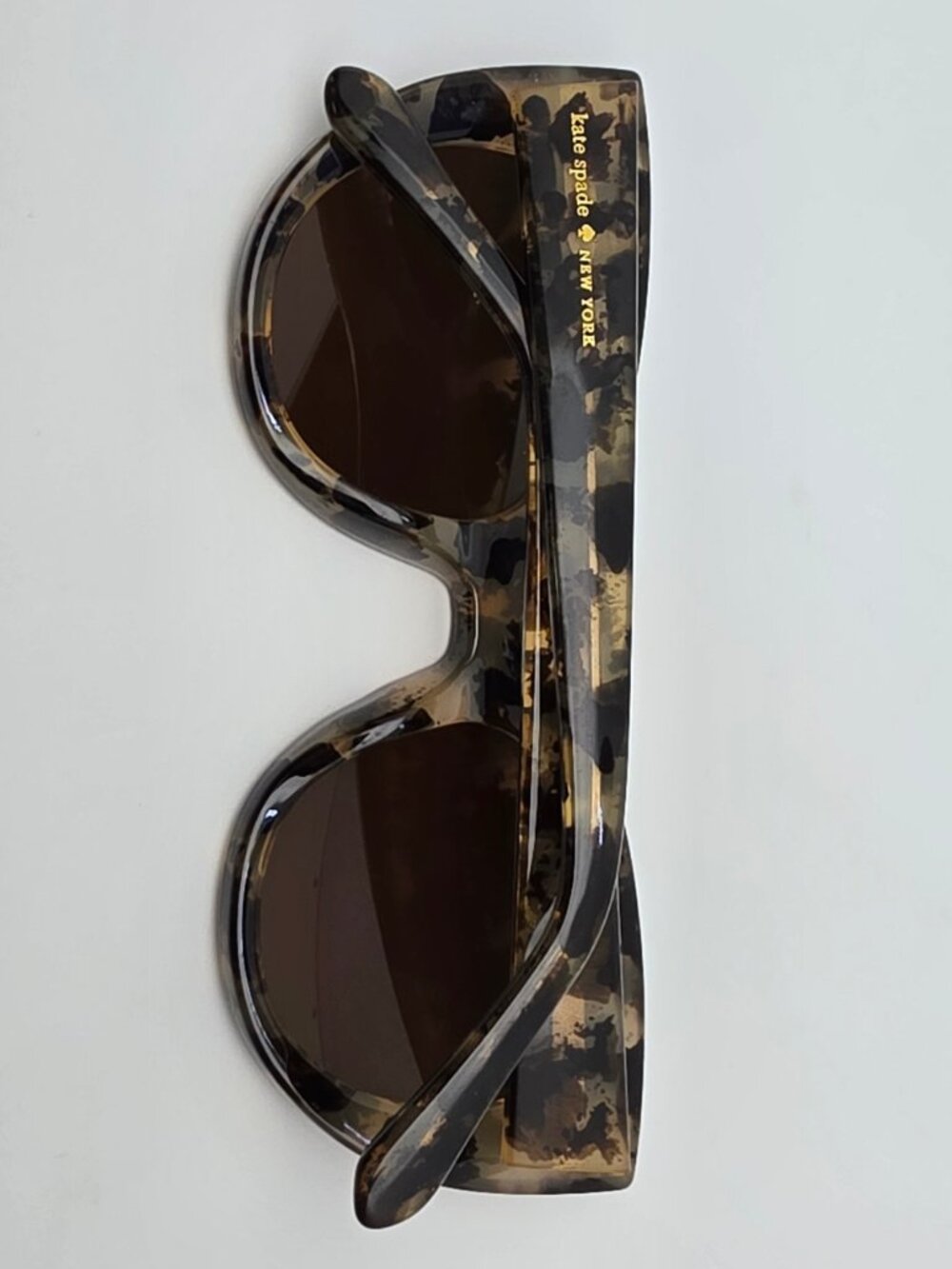 Kate Spade New York Zora Tortoise Frame Brown Lens Cat Eye Sunglasses 49-24-140 - Picture 10 of 13